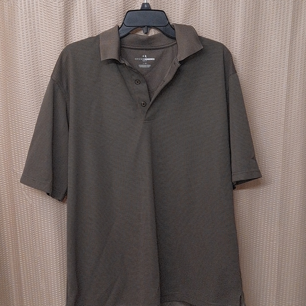 Grand Slam Textured Stripe Golf Polo Size Large